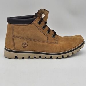 Timberland Brookton Womens Boots Wheat Leather Lace Up EarthKeepers - size 9